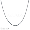 316 Surgical Stainless Steel Snake Chain Necklaces NJEW-BB31289-24-3