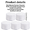 5 Rolls 5M Satin Frayed Ribbon SRIB-DR0001-01B-2