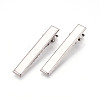 Iron Flat Alligator Hair Clip Findings IFIN-S286-46mm-1