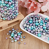 12 Strands 12 Styles Baking Painted Pearlized Glass Pearl Round Bead Strands HY-CW0001-03A-6