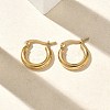 304 Stainless Steel Hoop Earrings for Women EJEW-A159-01G-1