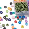 105G 15 Colors Handmade Polymer Clay Beads CLAY-YW0001-43-5