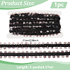 5 Yards Paillette with Glass Seed Bead Ribbons OCOR-BC0007-67A-2