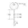 Brass Toe Ring Anklets JA107A-2
