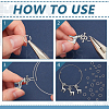 1200Pcs 6 Styles Tarnish Resistant 304 Stainless Steel Open Jump Rings STAS-ME0002-13-3