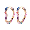 201 Stainless Steel Hoop Earrings EJEW-JE04117-2