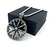 Vintage 304 Stainless Steel Viking Anchor Pendant Necklaces for Men VB2493-3