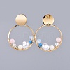 Plastic Imitation Pearl Dangle Earrings EJEW-JE03463-3