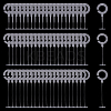 3000Pcs 3 Styles Plastic Standard Tagging Gun Fasteners AJEW-FG0004-18B-1