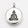 Tibetan Style Alloy Pendants LS-TIBEP-Q078-28AS-NR-4