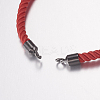 Nylon Twisted Cord Bracelet Making MAK-F019-01B-2