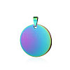 Ion Plating(IP) 304 Stainless Steel Pendants STAS-I311-05B-RC-1
