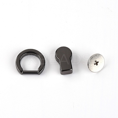 Zinc Alloy Bag Lifting Ring FIND-TAC0003-09D-1