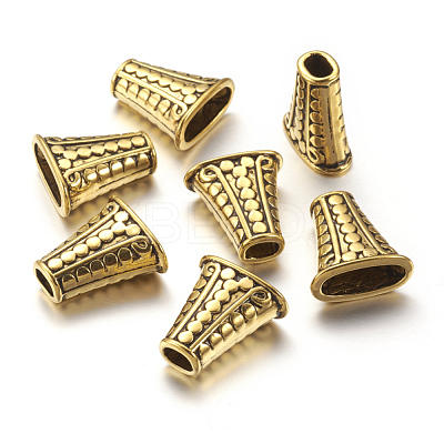Tibetan Style Alloy Bead Cones GLF1281Y-NF-1