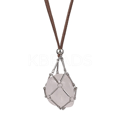 3Pcs 3 Style Brass Bar Connected Pouch Empty Stone Holder for Pendant Necklace Making NJEW-JN04587-1