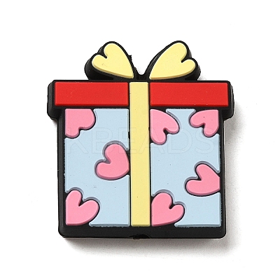 Valentine's Day Gift Box Food Grade Eco-Friendly Silicone Focal Beads LS-SIL-Q022-04A-1