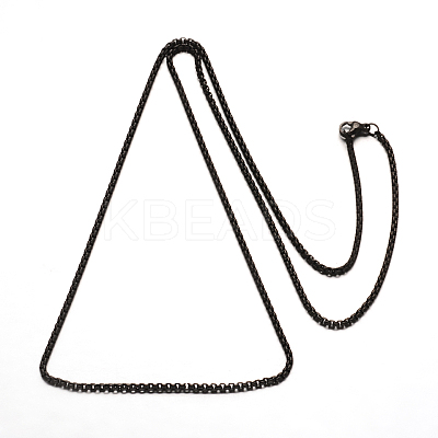 304 Stainless Steel Box Chain  Necklaces STAS-L164-04B-1