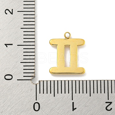 Real 18K Gold Plated PVD Vacuum Plating 304 Stainless Steel Pendants STAS-L278-002G-03-1