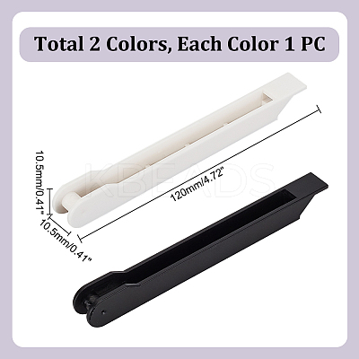 2Pcs 2 Styles Plastic Stained Copper Foiling Tool FIND-GA0004-18-1