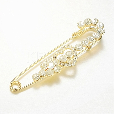 Alloy Glass Rhinestone Brooches LS-JEWB-G001-13-1