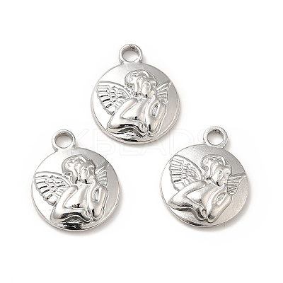 Non-Tarnish 304 Stainless Steel Pendants LS-STAS-P312-08P-1