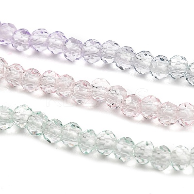 Transparent Painted Glass Beads Strands DGLA-A034-T2mm-A23-1