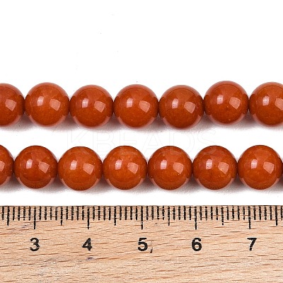 Dyed Natural White Jade Beads Strands GG-CBAD029-A03-8mm-1