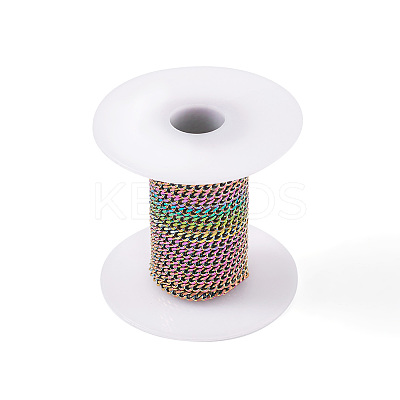 PVD Vacuum Plating 304 Stainless Steel Twisted Chains CHS-TA0001-15-1