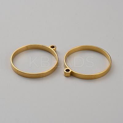304 Stainless Steel Open Back Bezel Pendants STAS-WH0017-034-1