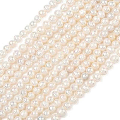 Natural Cultured Freshwater Pearl Beads Strands PEAR-L034-09C-1