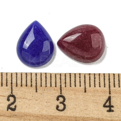 Dyed Natural White Jade Cabochons G-Q173-02C-11-1