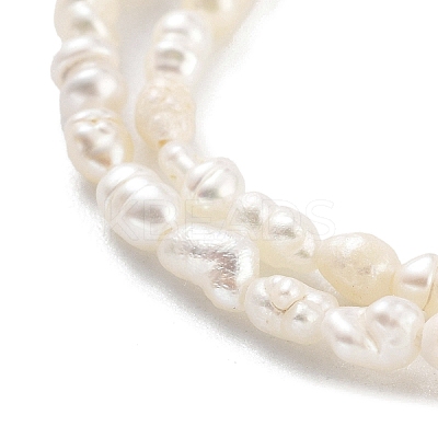 Natural Keshi Pearl Cultured Freshwater Pearl Beads Strands PEAR-P062-21-1