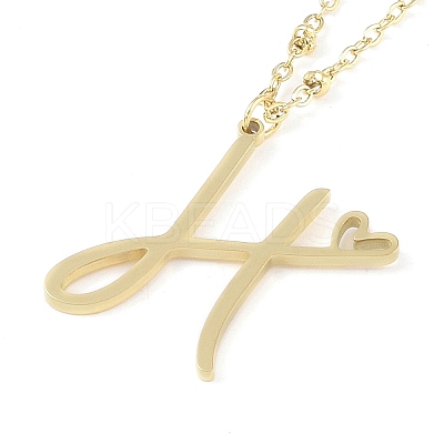 304 Stainless Steel Pendant Necklaces LS-NJEW-H029-02G-H-1