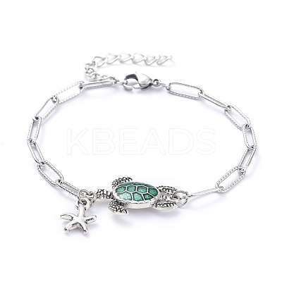 Charm Bracelets BJEW-JB05131-1
