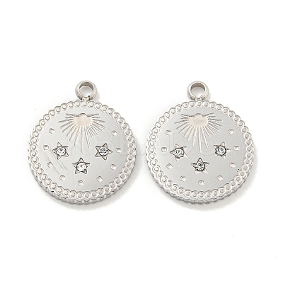 304 Stainless Steel Pendants STAS-L278-026P-1