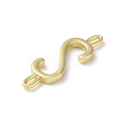 Rack Plating Brass Connector Charms KK-P245-07G-S-1