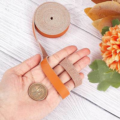 Flat Microfiber Imitation Leather Cord LC-WH0006-07A-05-1