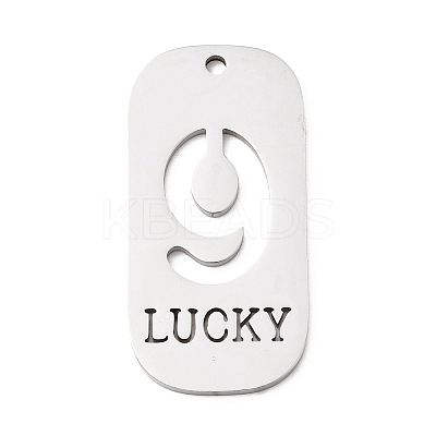 304 Stainless Steel Pendants STAS-D200-02J-P-1