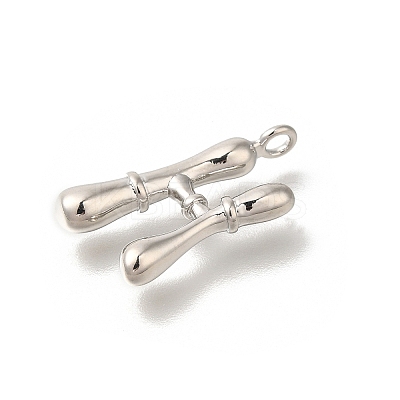 Rack Plating Brass Pendants KK-I722-08P-H-1