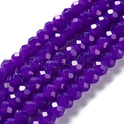 Baking Painted Imitation Jade Glass Bead Strands LS-DGLA-A034-J10mm-A27-1