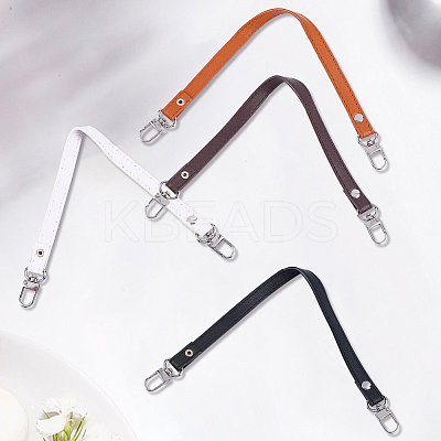 4Pcs 4 Colors Imitation Leather Bag Handles FIND-CL0001-43-1