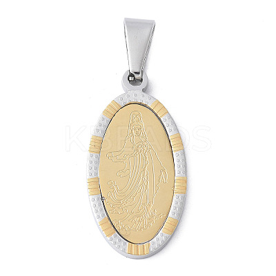 304 Stainless Steel Pendants STAS-S162-09GP-1