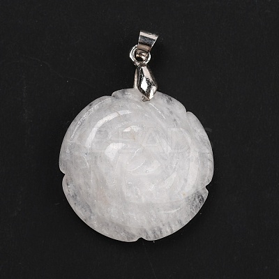 Natural Quartz Crystal Pendants G-I319-02P-09-1