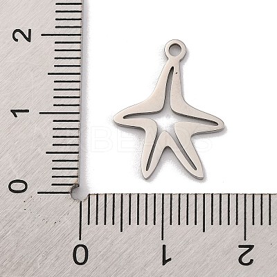 Non-Tarnish 201 Stainless Steel Pendants STAS-U016-08P-03-1