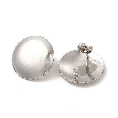 Non-Tarnish 304 Stainless Steel Stud Earring Findings EJEW-I281-32P-1