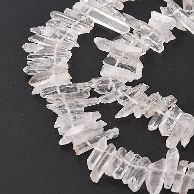 Natural Quartz Crystal Beads Strands G-F212-02-1