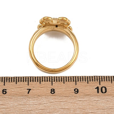 304 Stainless Steel Finger Rings for Women RJEW-C144-02G-1