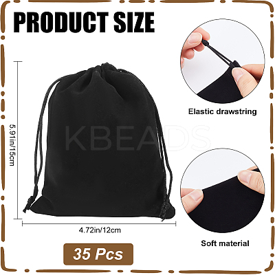 Rectangle Velvet Drawstring Pouches TP-CN0001-03B-02-1