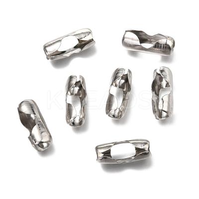 Non-Tarnish Stainless Steel Ball Chain Connectors X-STAS-L019B-P-1