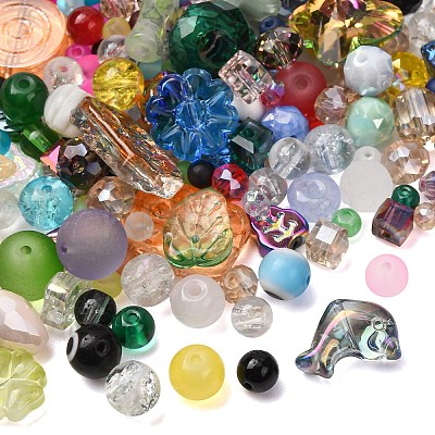 Mixed Styles Glass Beads GL-XCP0001-01-1